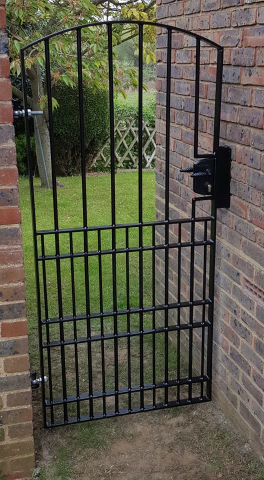 New gate made to clients requirements with lock incorporated for added security.
